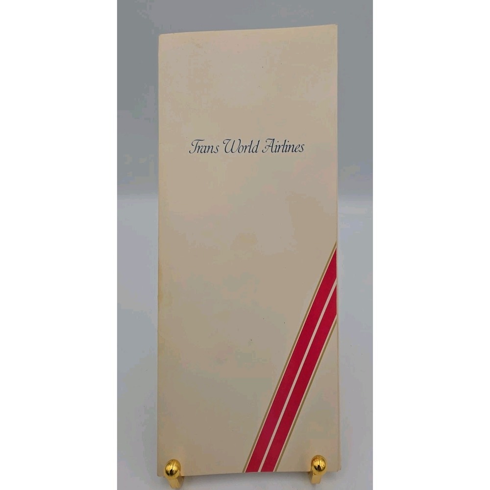 Vintage TWA Airlines Ambassador In Flight Menu And Duty Free Catalog - DC-61 13